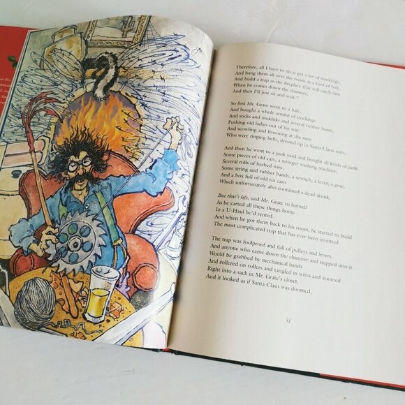 Fireside Al Treasury of Christmas Stories Hardcover w/CD Illustrated Holiday - Picture 5 of 7